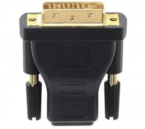 Sandstrom AV Black Series SHDVA114X HDMI to DVI Adapter Black