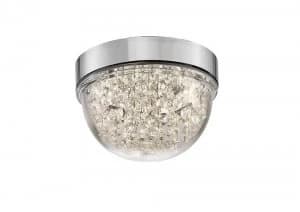 Small Ceiling 6W 500lm LED 4000K Polished Chrome, Crystal