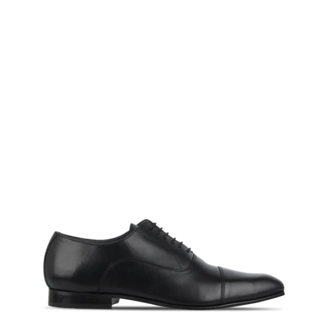 Firetrap Leather Oxford Shoes Black male 8 (42)