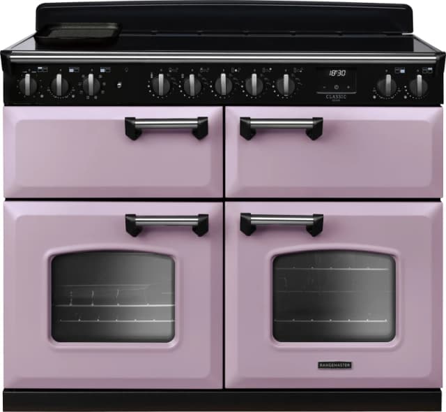 Rangemaster CLDLB110EIPHTH/CM1 Classic Deluxe BC 110cm Induction Range Cooker Chrome Trim 17837 - HEATHER CLDLB110EIPHTH/CM1