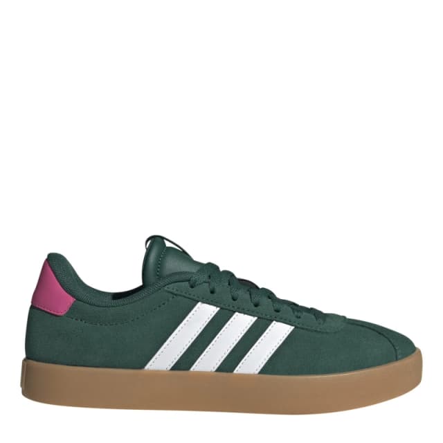 adidas VL Court 3.0 Womens Green/Pink female 7 (40.7)