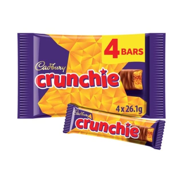Cadbury Crunchie 4 Bar Multipack 104.4g (10 Pack) 4248447