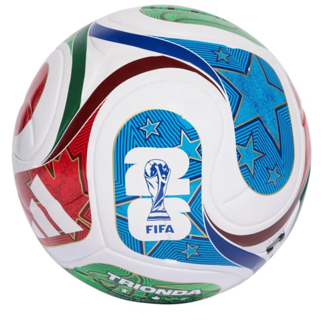 adidas FIFA World Cup 26 Trionda League Ball White/Blue male Size 4