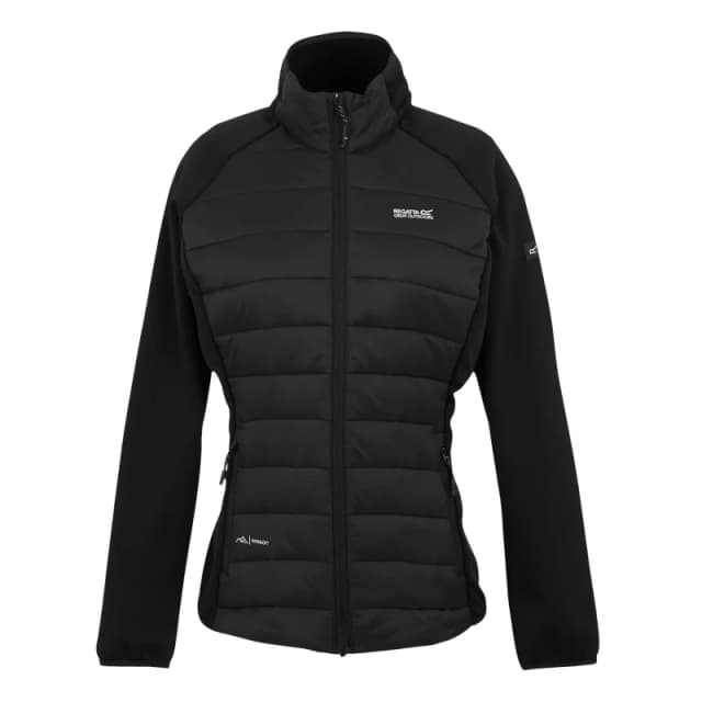 Womens down jacket Regatta Clumber V Hyb Noir Female 46