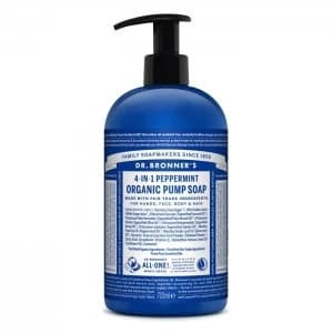 Dr Bronner Dr Bronner Dr Bronner's Organic Pump Soap Sugar Peppermint 710ml