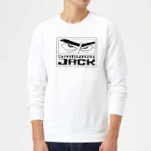 Samurai Jack Stylised Logo Sweatshirt - White - L