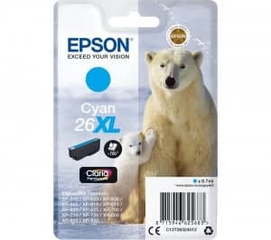 Epson Polar Bear 26XL Cyan Ink Cartridge