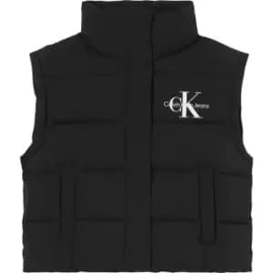 Calvin Klein Jeans Monologo Mw Vest - Black