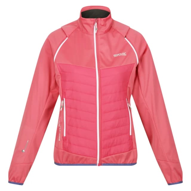 Regatta Womens Steren Hybrid Weather-Resistant Softshell Jacket Fruit Dove female 8 (XS)