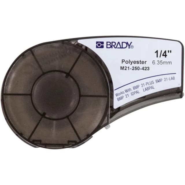 Brady M21-250-423 label-making tape Black on white