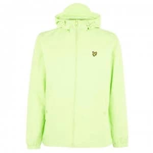 Lyle and Scott Lyle Full Zip Hooded Jacket - Neon Green Z913