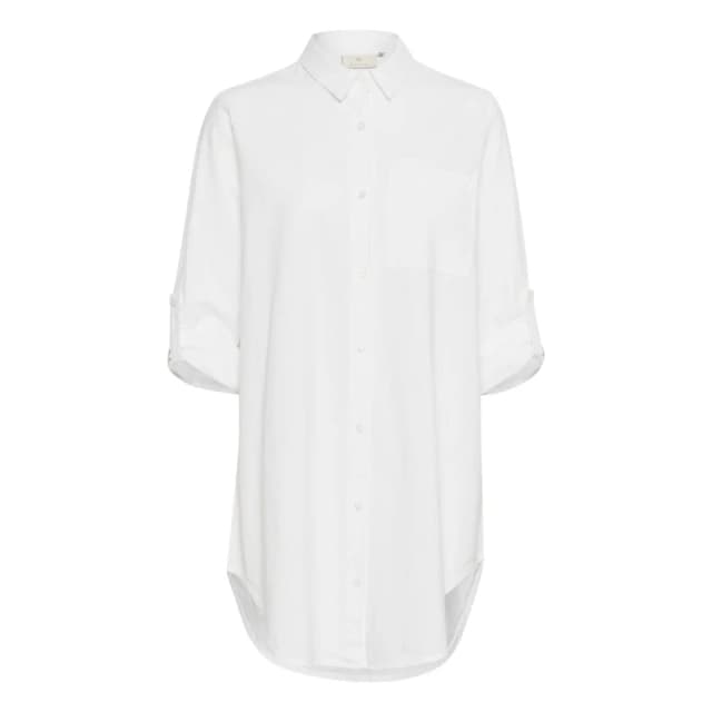 Kaffe Womens shirt dress KAFFE Naya Beige Female 40