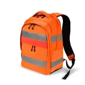 Dicota Hi-Vis backpack Orange Polyethylene terephthalate (PET),...