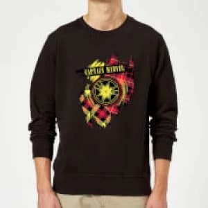 Captain Marvel Tartan Patch Sweatshirt - Black