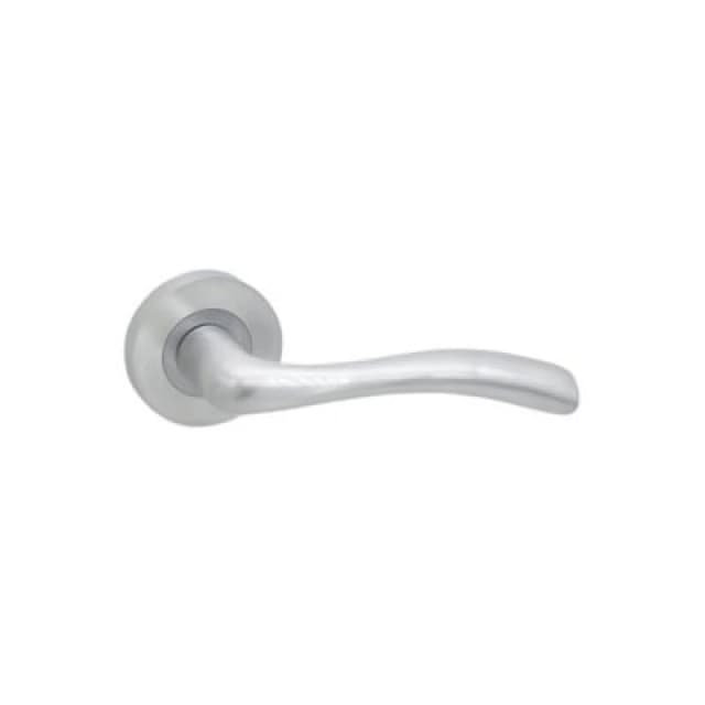 Spira Brass Zofie Lever Door Handle Satin Chrome