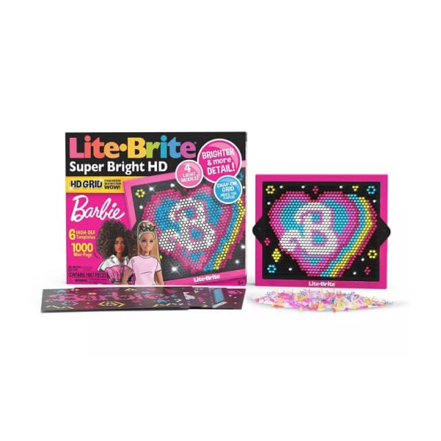 Lite Brite LITE BRITE SUPER Bright BARBIE Merchandise unisex One Size