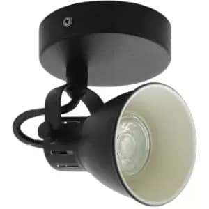 Eglo Seras Single Spotlight Black