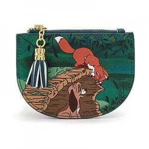 Loungefly Disney Fox And The Hound Peek A Boo Log Card Holder