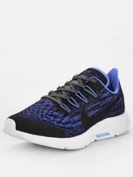 Nike Air Zoom Pegasus 36 Glitter Junior Trainers - Black/Blue