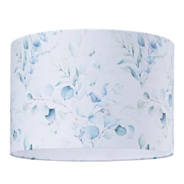 Happy Homewares Contemporary And Elegant Floral Watercolour Lampshade With Soft Pastel Tones