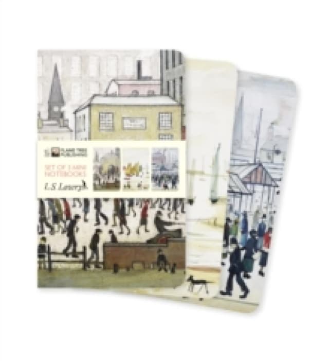 L.S. Lowry Set of 3 Mini Notebooks Notebook / blank book