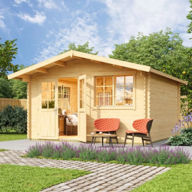 Norland Norbury 3 - 4.1M X 4.1M - 40mm Wall Logs