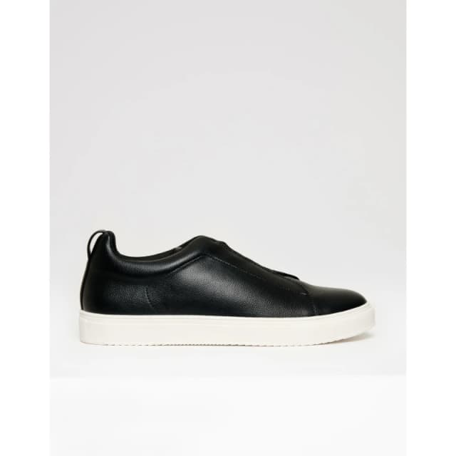 Threadbare Mens Acefield Casual Low-Top Trainers Black male 8 (42)