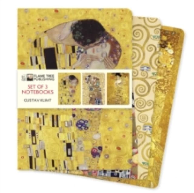 Gustav Klimt Set of 3 Standard Notebooks Notebook / blank book