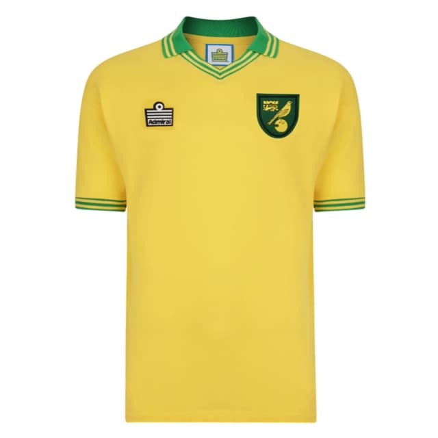 Score Draw Norwich City 1978 Admiral Retro Football Shirt NORW78HADMPKSS-M M Mens Sportswear
