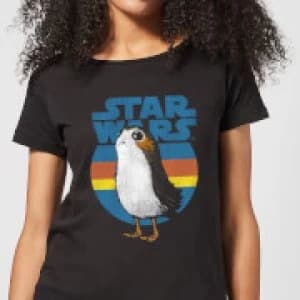 Star Wars Porg Womens T-Shirt - Black