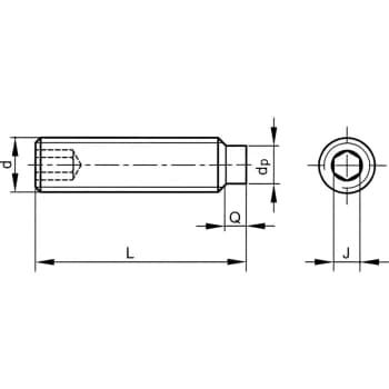 M3X10 Skt Set Screw - Dog Point (GR-45H) (14.9)