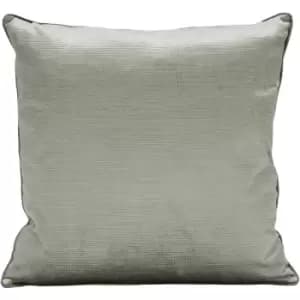 Paoletti Stella Embossed Texture Cushion Silver - Silver