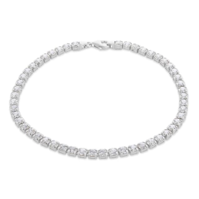 Be You Sterling Silver CZ Tennis Bracelet Sterling Silver female 8inch