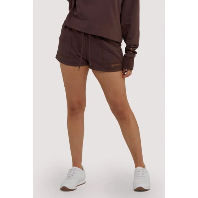 Wolf and Whistle Brown Tie Waist Shorts Brown female 16