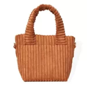 I Saw It First Jumbo Cord Mini Tote Bag - Orange