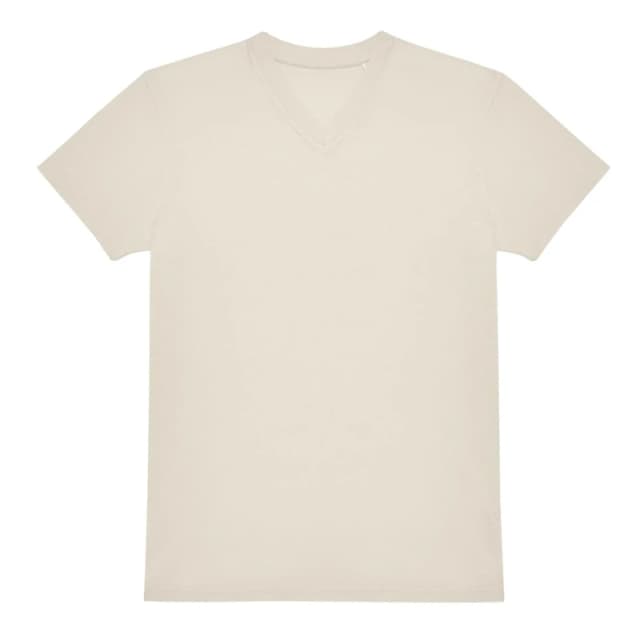 B&C Mens Plain Navy T-Shirt in Off-White Size: XS Off-White Male XS