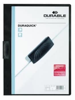 Durable Duraquick A4 Black File Pack of 20 227001