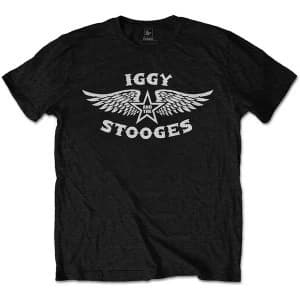 Iggy & The Stooges - Wings Mens Large T-Shirt - Black