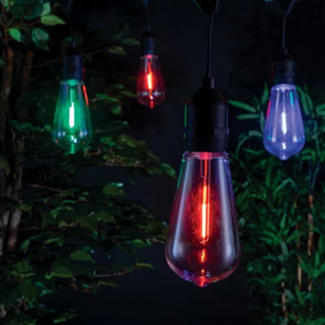 Tcp Garden Lighting Red, Blue, Green Decorative Light, Pack Of 10