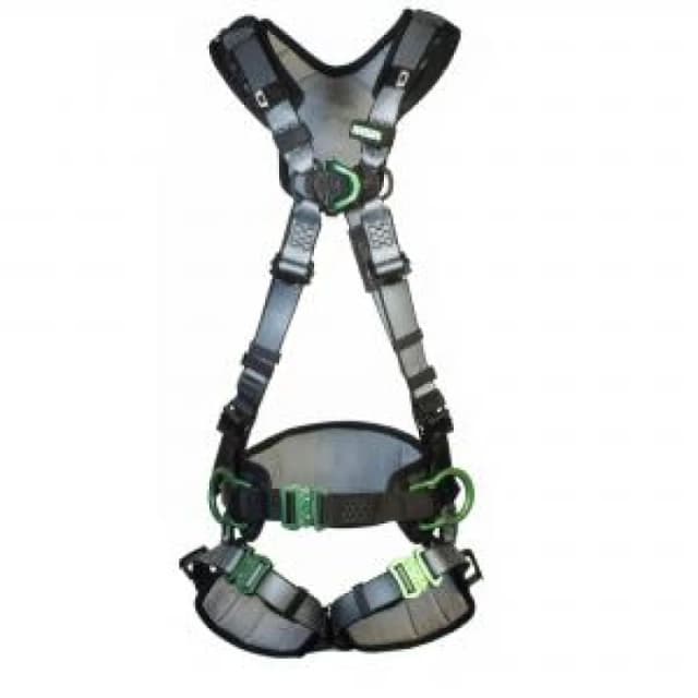 MSA XS V - Fit Back / Chest / Hip D - Ring Bayonet Harness W / W Belt Xs