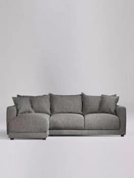 Swoon Aurora Fabric Left Hand Corner Sofa - House Weave