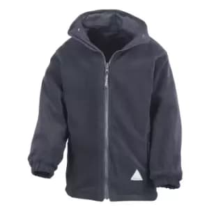 Result Childrens/Kids Reversible Storm Stuff Anti Pilling Fleece Waterproof Jacket (11/12) (Navy/Navy)