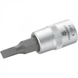 Toolcraft 816061 Socket Bit (1/4") 4mm Slotted Bit