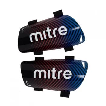 Mitre Dflekta Shin Guards - Blk/Blue/Red