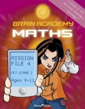 Brain Academy Maths. Mission File 4 by Charlotte Haggis Book
