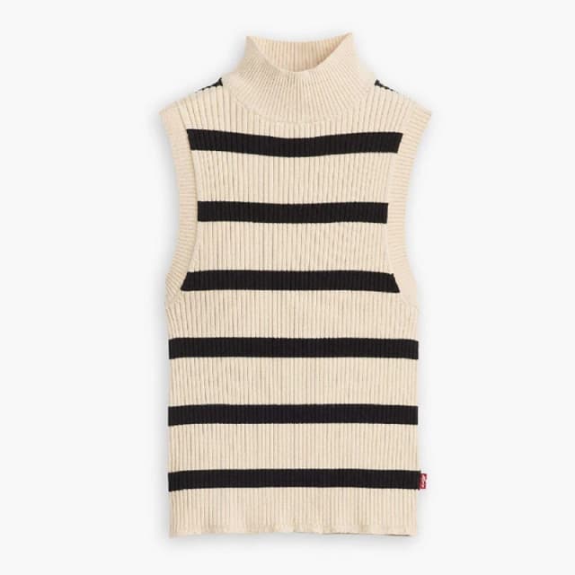 Levis Womens Tulip Mcknk T Tank Vest Creme Brulee female 8 (XS)