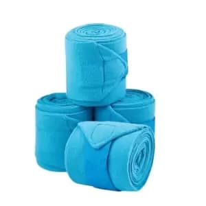 Saxon Co-Ordinate Fleece Bandages 4 Pack - Blue
