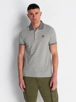 Lyle & Scott Stripe Polo Shirt - Cream