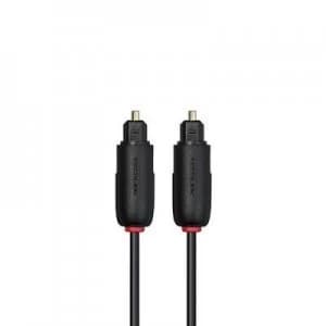 Techlink 103213 audio cable 3m TOSLINK Black