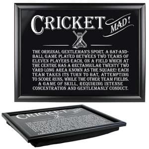 Ultimate Gift for Man Lap Trays Cricket
